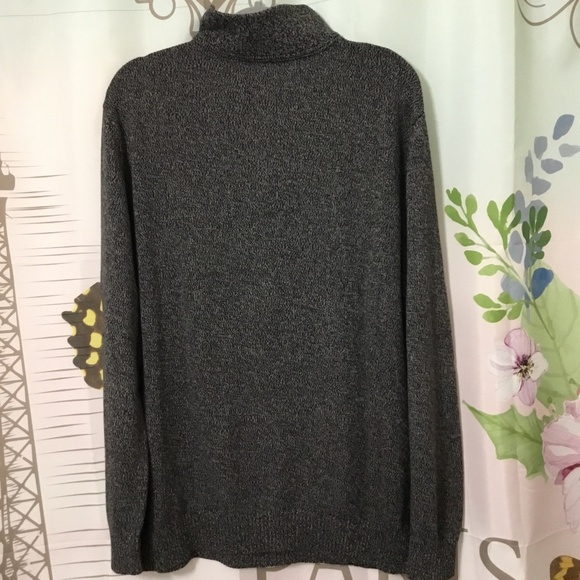 Calvin Klein Men's 1/4 Zip Sweater-Size XL in Dark Gray - Picture 8 of 10